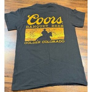 Coors size small tshirt.  Banquet Beer Golden Colorado.  Drinking shirt.
